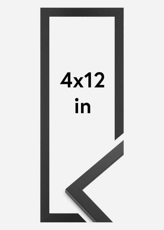Rama Trendy Szkło akrylowe Czarny 4x12 inches (10,16x30,5 cm)