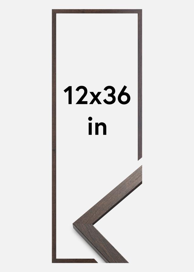 Rama Trendy Szkło akrylowe Orzech 12x36 inches (30,48x91,44 cm)