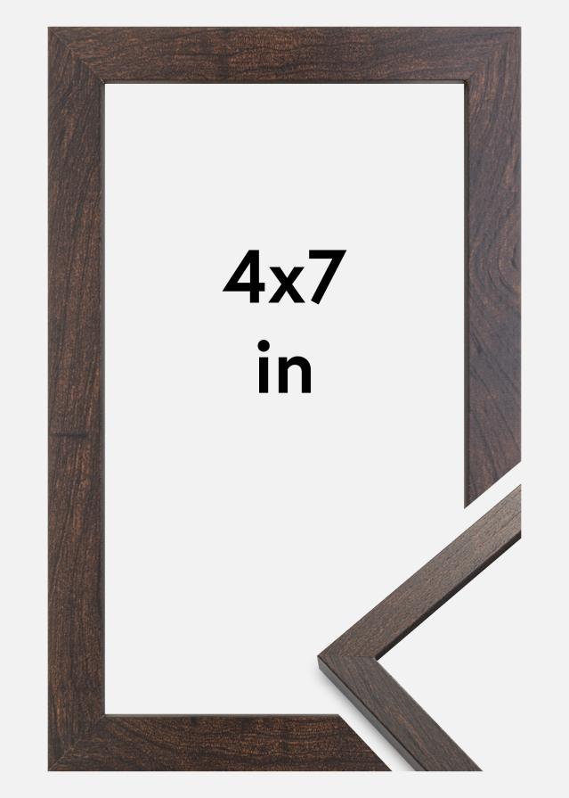Rama Trendy Szkło akrylowe Orzech 4x7 inches (10,16x17,8 cm)