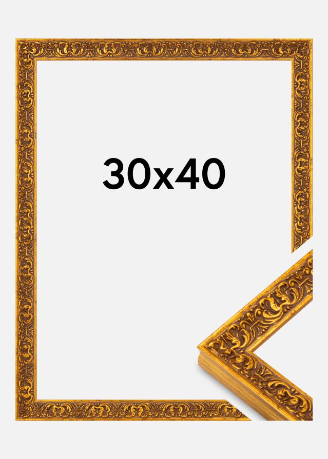 Rama Amber Akryl Szkło Złoty 30x40 cm