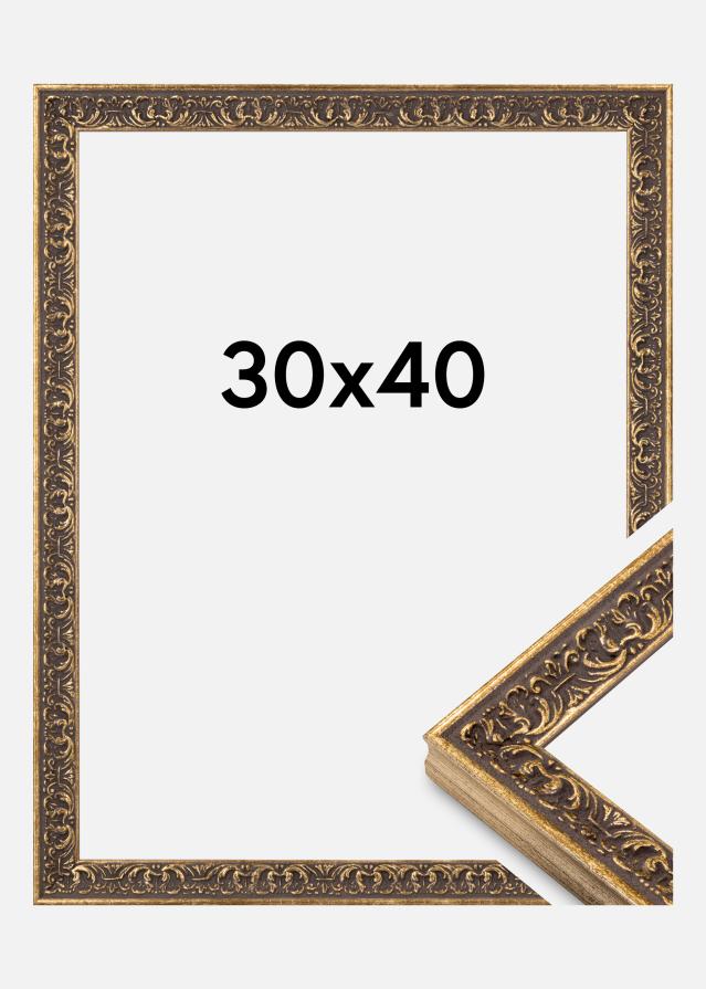 Rama Amber Akrylglas Silver 30x40 cm