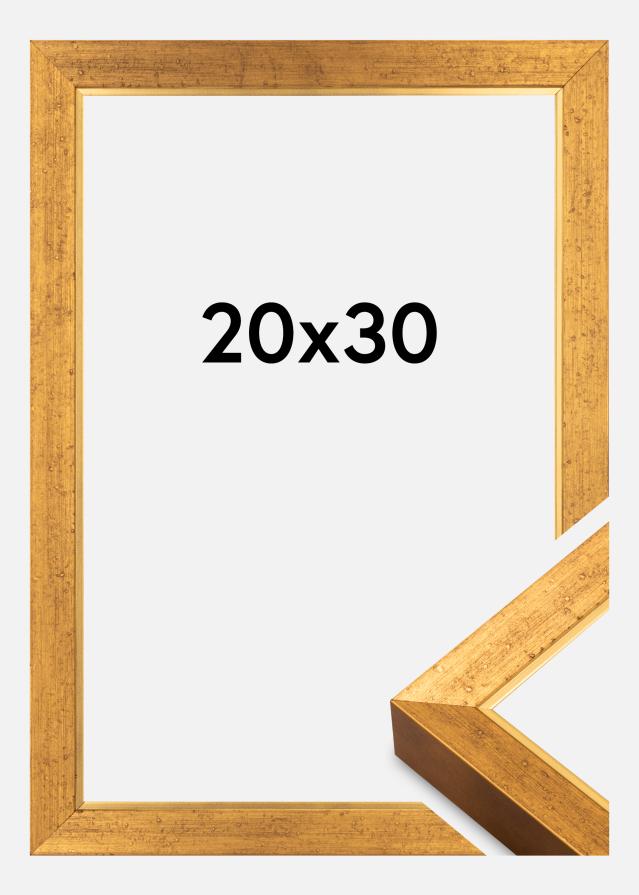 Rama Brema Akryl Szklane Złoto 20x30 cm