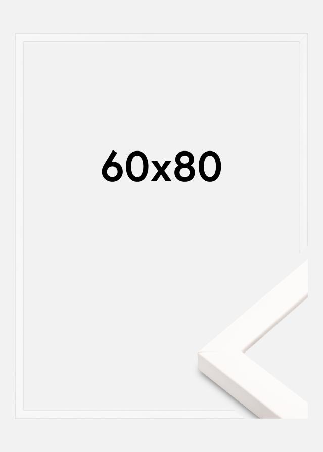 Rama Brooke Akrylglas Biały 60x80 cm