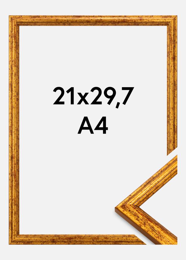 Rama Claudia Akrylglas Złoty 21x29,7 cm (A4)