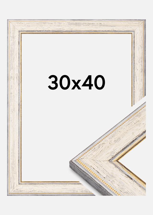 Rama Fabriano Akrylglas Biały 30x40 cm