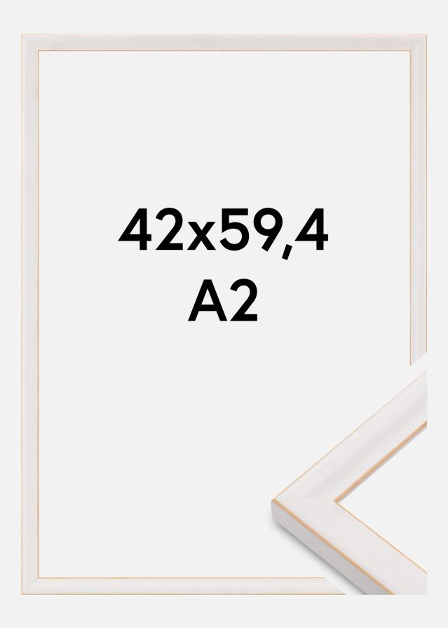 Rama Marie Claire Akryl Szkło Biały 42x59,4 cm (A2)