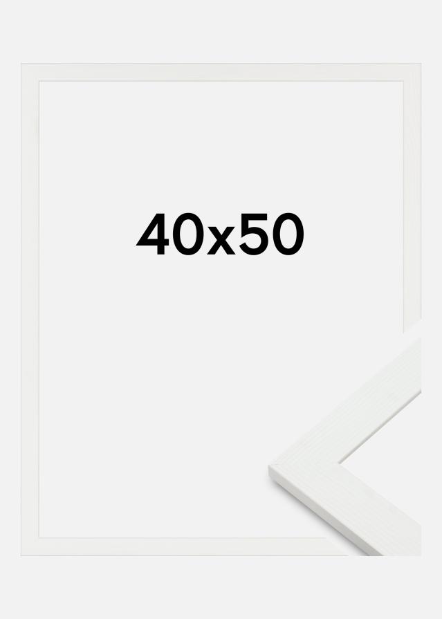 Rama Sandra Akryl Szkło Białe 40x50 cm