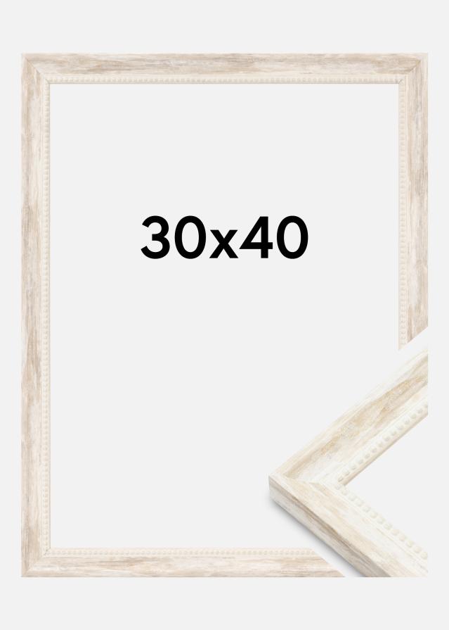 Rama Soledad Akrylglas Biały 30x40 cm