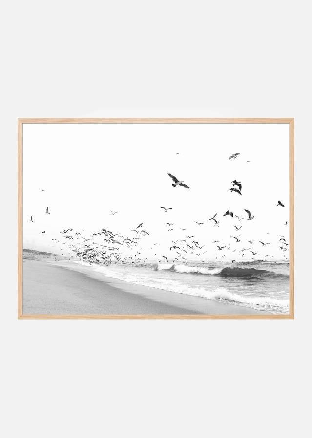 Seascape BW Plakat