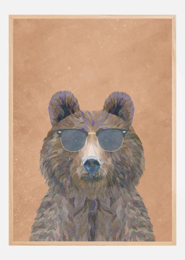 Cool Bear Portrait Plakat