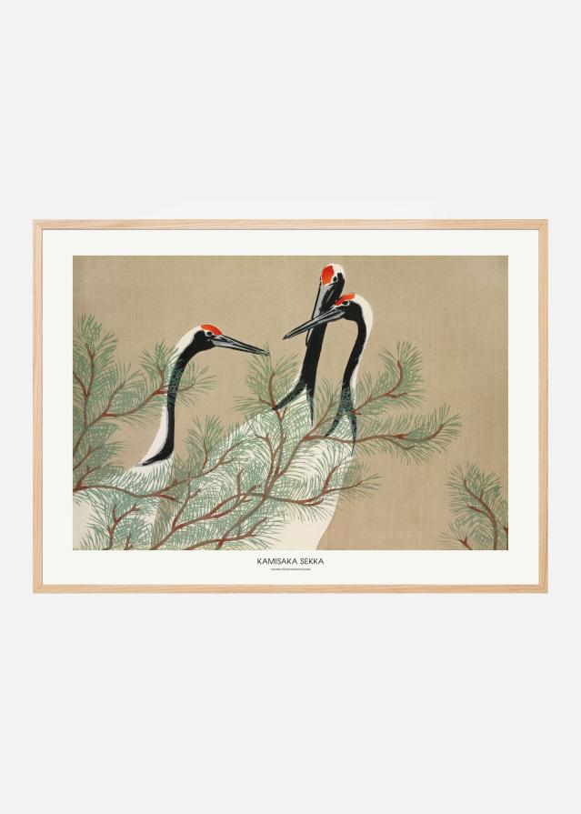 Cranes From Momoyogusa Plakat