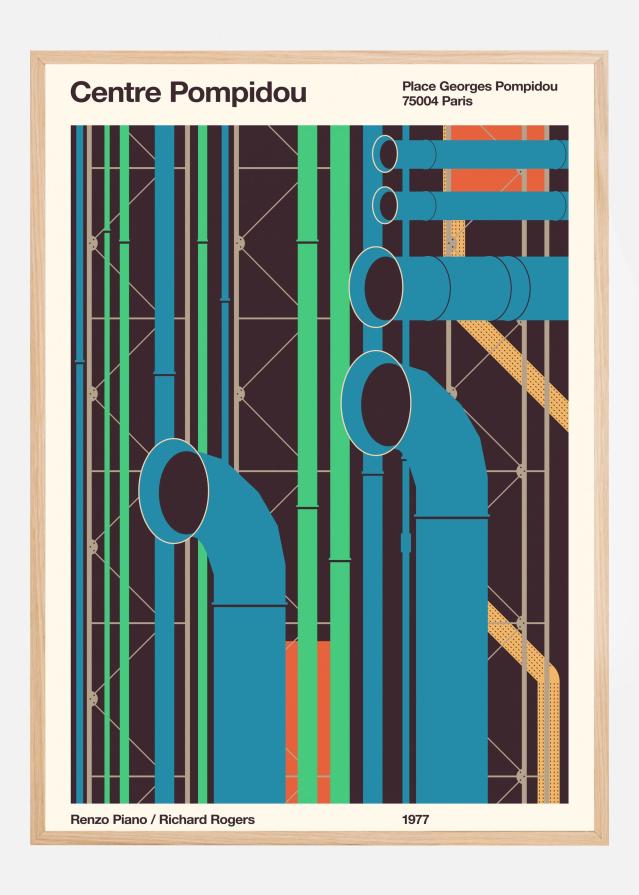Pompidou Plakat