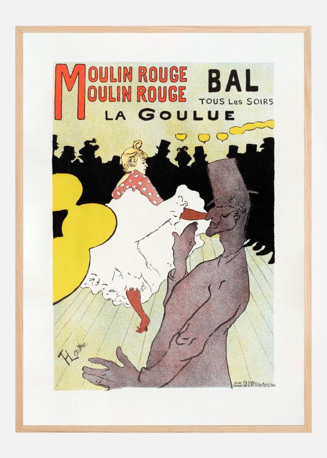 Affiche Pour Le Moulin Rouge la Goulue (1898 Plakat