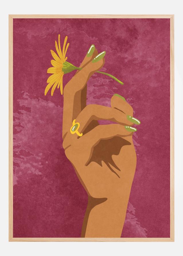 Smoking Flower Plakat