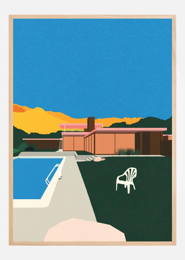 Kaufmann Desert House Poolside Plakat