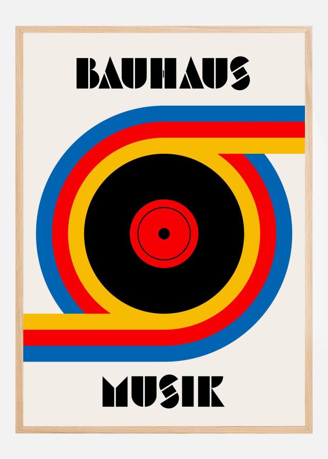 Bauhaus Musik Vinyl Plakat