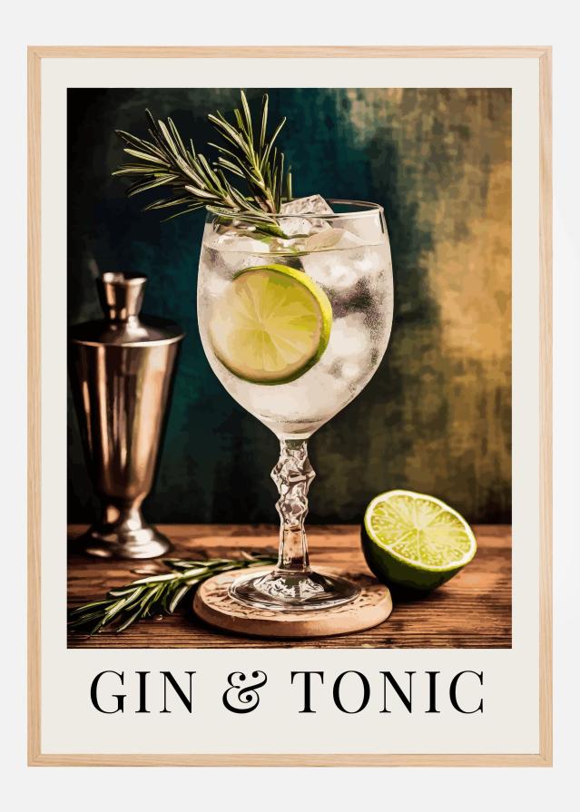 Gin a Tonic Plakat
