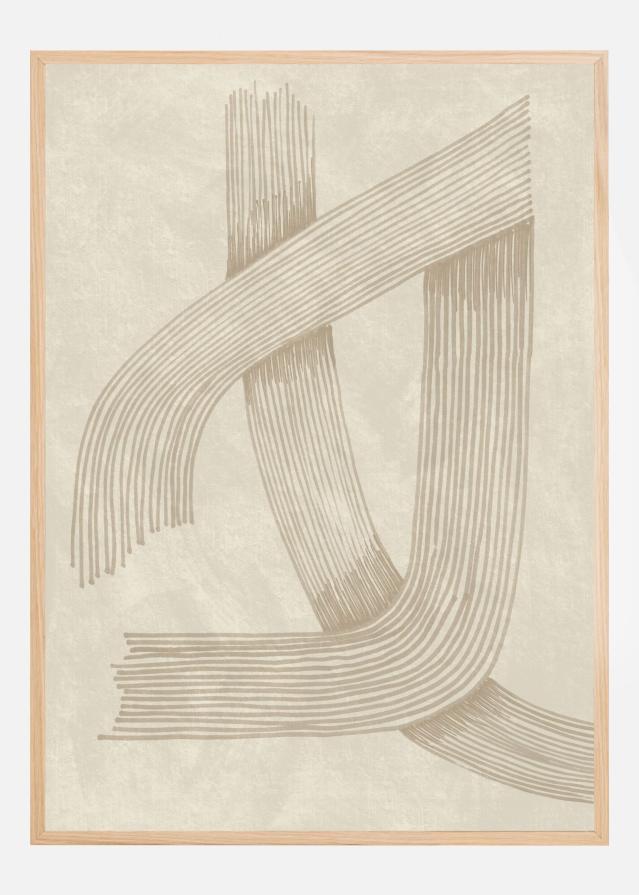 Abstract Sophisticated Line 01 Plakat