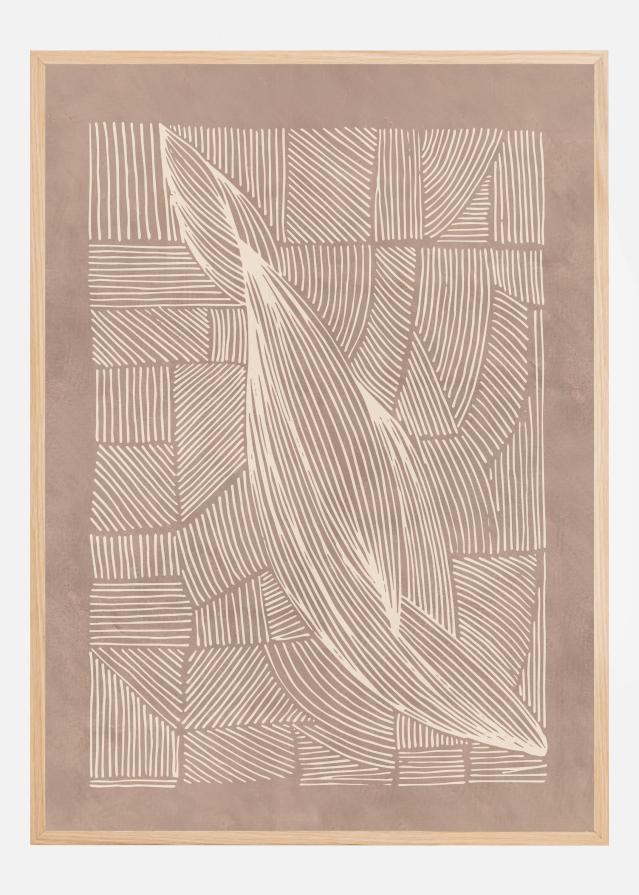 Abstract Irregular Lines Plakat