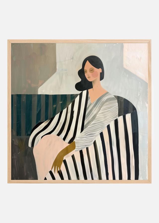 Woman In Recline Plakat