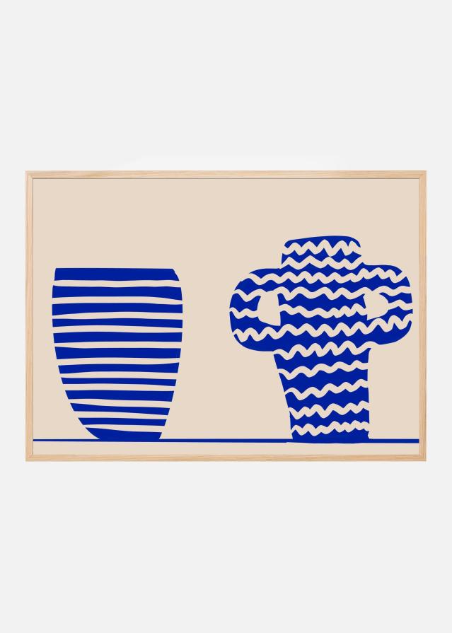 Blue Vases Plakat