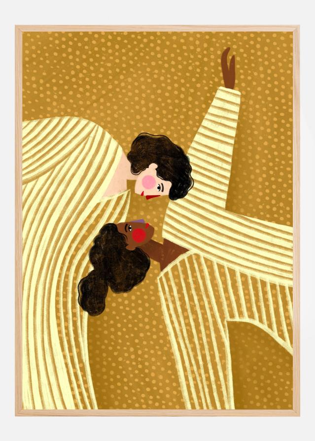 Two Line Women Plakat