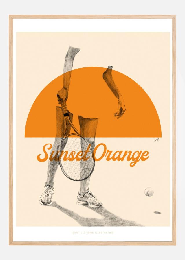 Sunset Orange Plakat