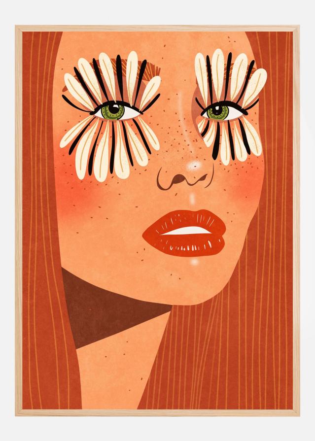 Flower Eyes Plakat