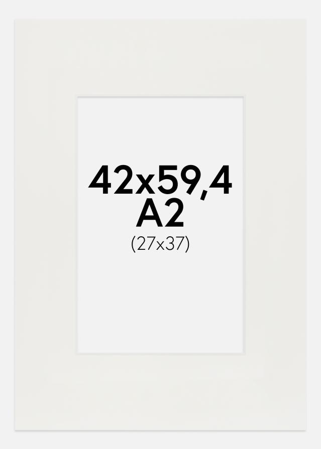 Passe-patrout Biały 3 mm Biały środek 42x59,4 cm (24x37)