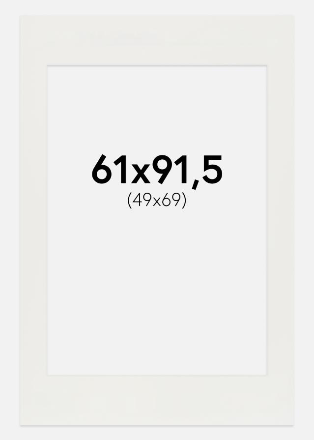 Passe-patrout Biały 3 mm Biały środek 61x91,5 cm (49x69)