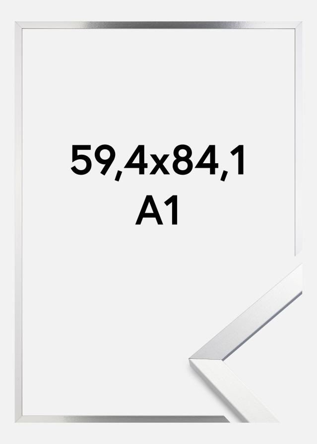 Rama Trendy Szkło akrylowe Srebrny 59,4x84,1 cm (A1)