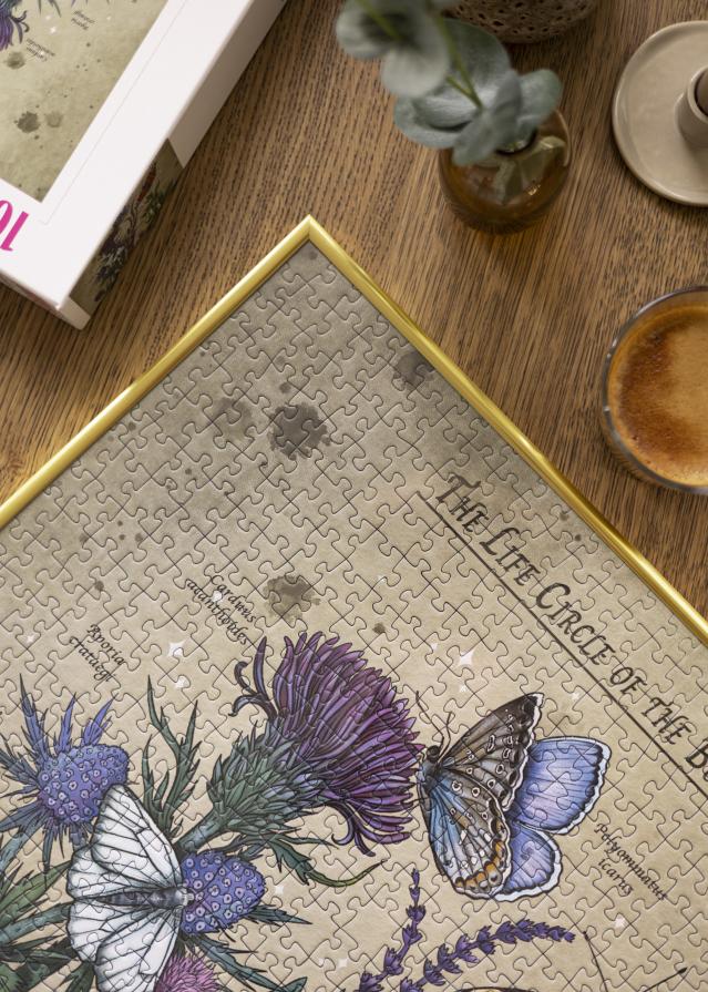 Rama do puzzli Złoty 50x70 cm