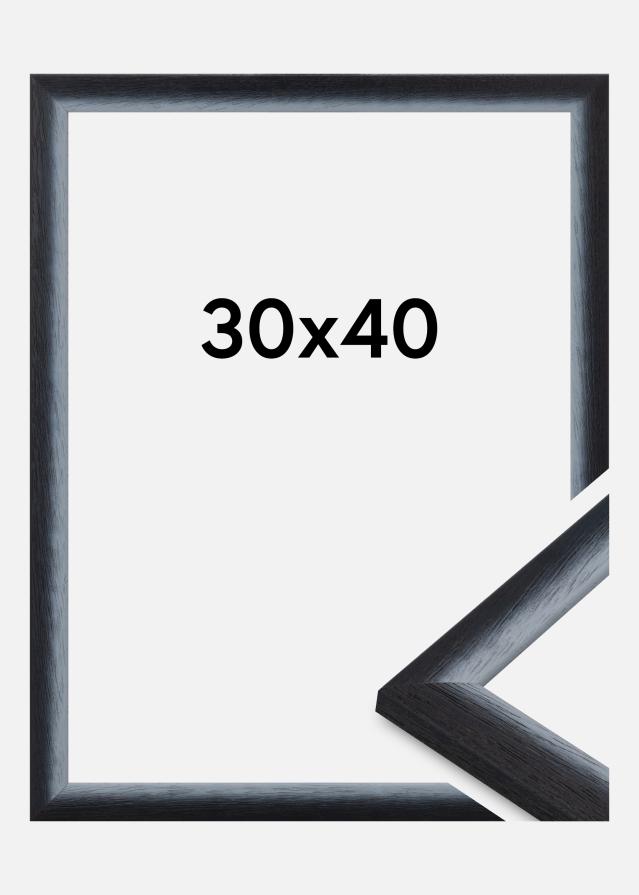 Rama Cornwall Szkło akrylowe Czarny 30x40 cm