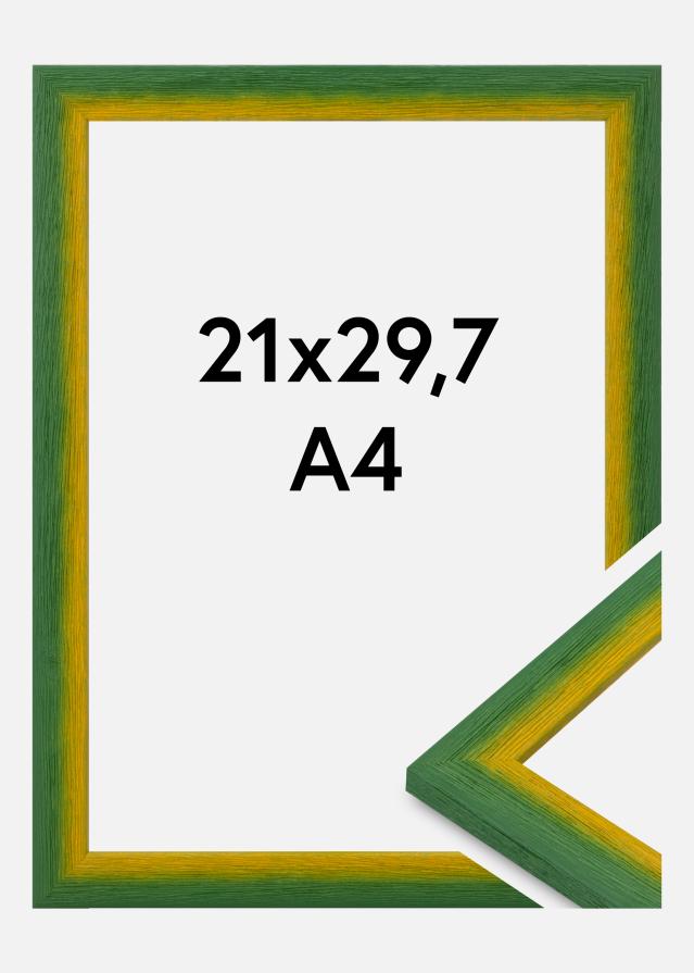 Rama Cornwall Szkło akrylowe Zielona 21x29,7 cm (A4)