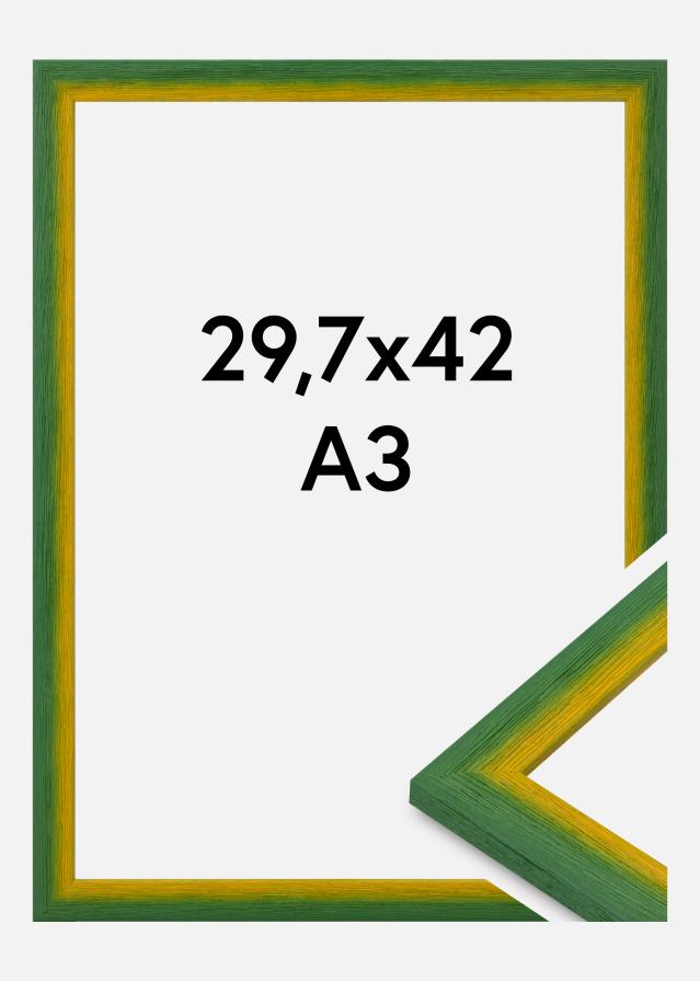 Rama Cornwall Szkło akrylowe Zielona 29,7x42 cm (A3)