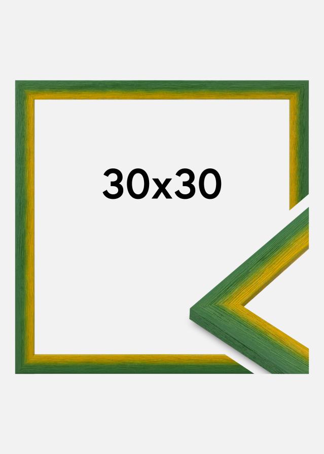 Rama Cornwall Szkło akrylowe Zielona 30x30 cm