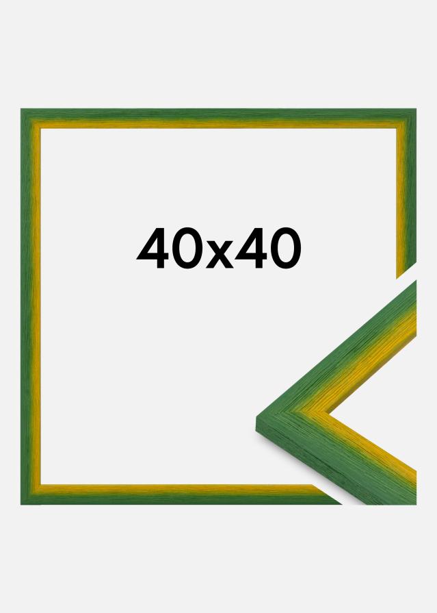 Rama Cornwall Szkło akrylowe Zielona 40x40 cm