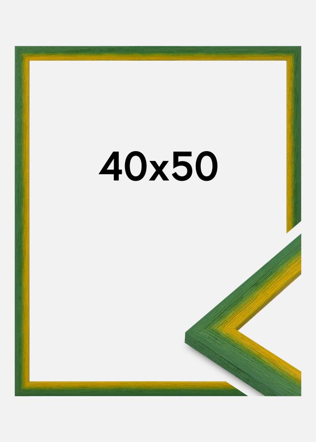 Rama Cornwall Szkło akrylowe Zielona 40x50 cm