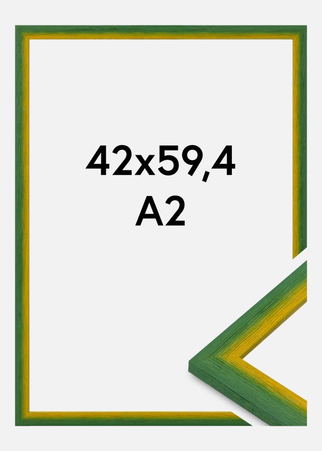 Rama Cornwall Szkło akrylowe Zielona 42x59,4 cm (A2)