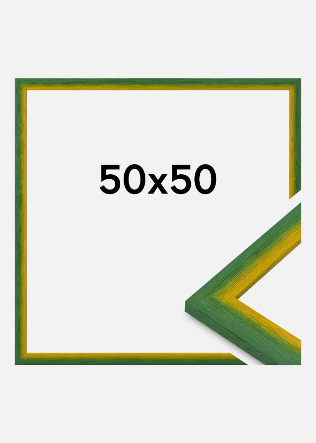 Rama Cornwall Szkło akrylowe Zielona 50x50 cm