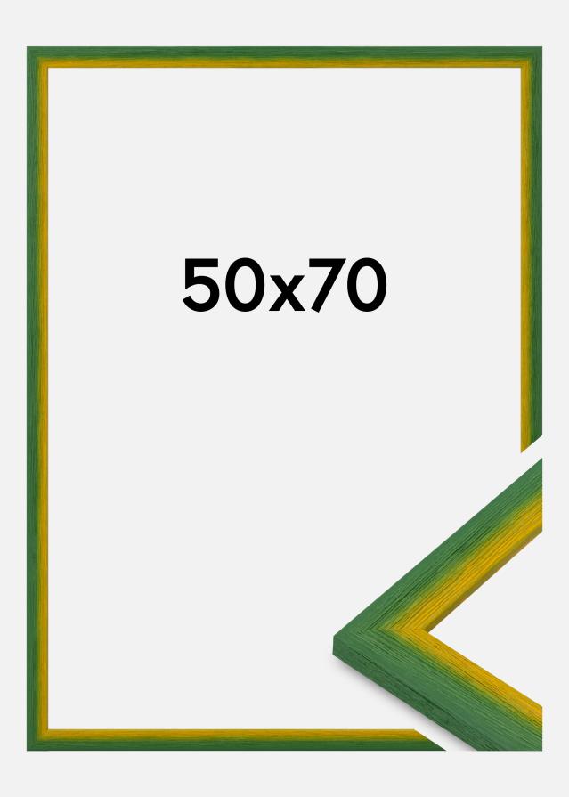 Rama Cornwall Szkło akrylowe Zielona 50x70 cm