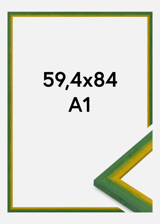 Rama Cornwall Szkło akrylowe Zielona 59,4x84,1 cm (A1)