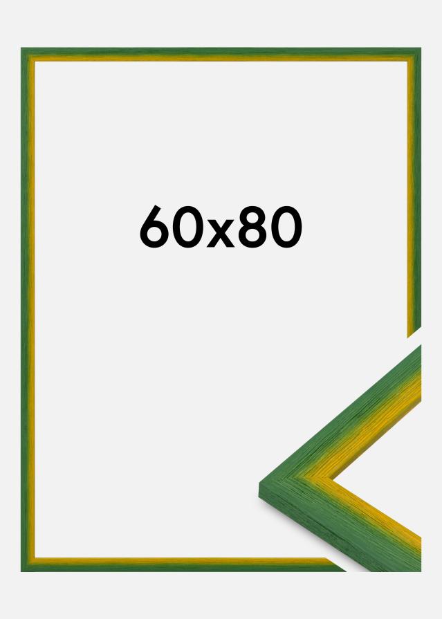 Rama Cornwall Szkło akrylowe Zielona 60x80 cm