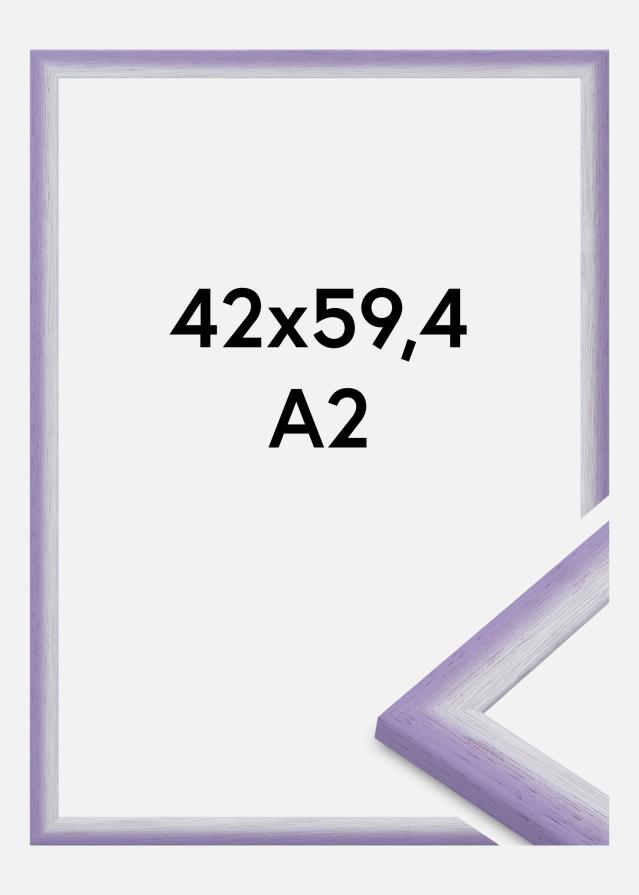 Rama Cornwall Szkło akrylowe Jasnofioletowa 42x59,4 cm (A2)