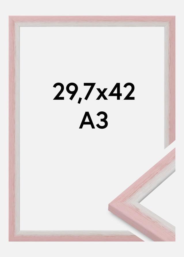 Rama Cornwall Szkło akrylowe Różowa 29,7x42 cm (A3)