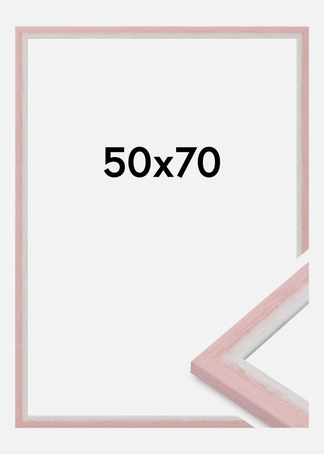 Rama Cornwall Szkło akrylowe Różowa 50x70 cm