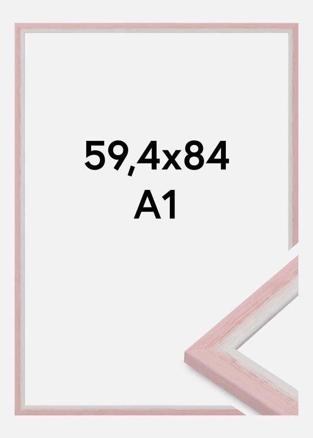 Rama Cornwall Szkło akrylowe Różowa 59,4x84,1 cm (A1)