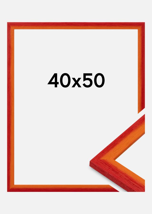 Rama Cornwall Szkło akrylowe Czerwony 40x50 cm