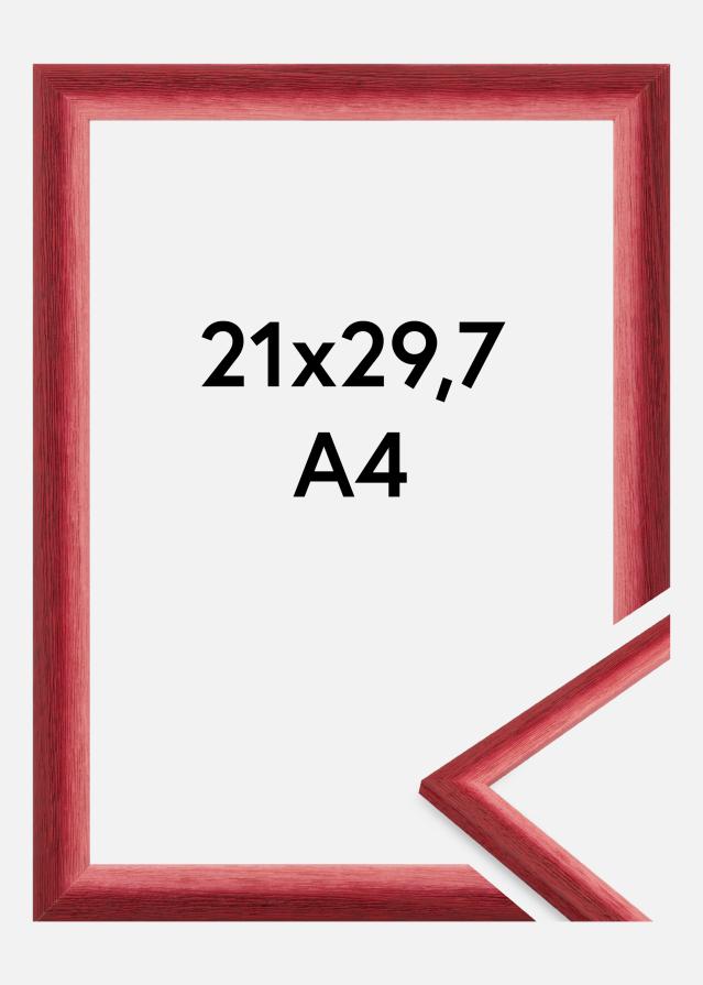 Rama Cornwall Szkło akrylowe Ciemnoczerwony 21x29,7 cm (A4)