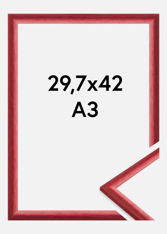 Rama Cornwall Szkło akrylowe Ciemnoczerwony 29,7x42 cm (A3)